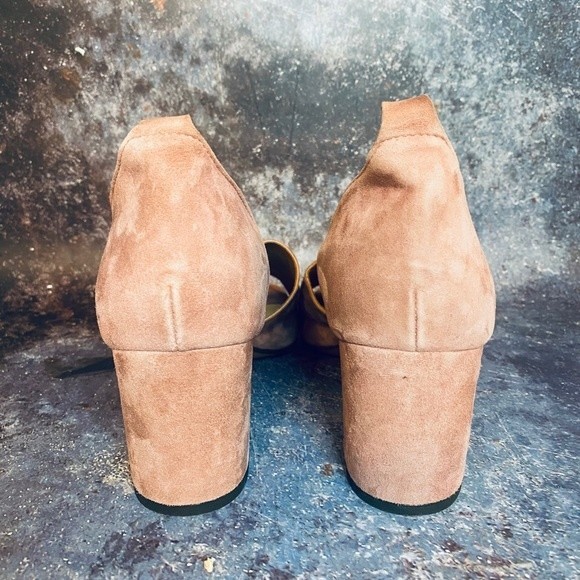 H London Women's Suede Heel - Pink - Picture 6 of 8